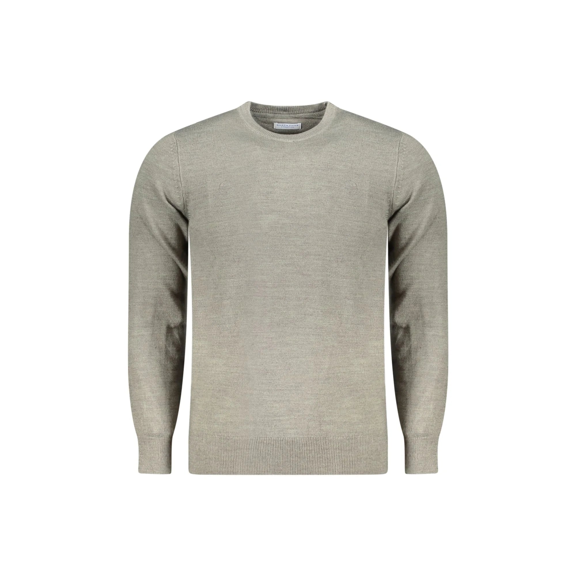 North Sails Maglia Uomo Grigia Girocollo con Logo Maglie Grigio - foto prodotto
